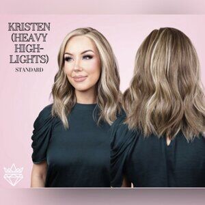Chelsey Smith Crowns Wig Kristen Heavy Highlights